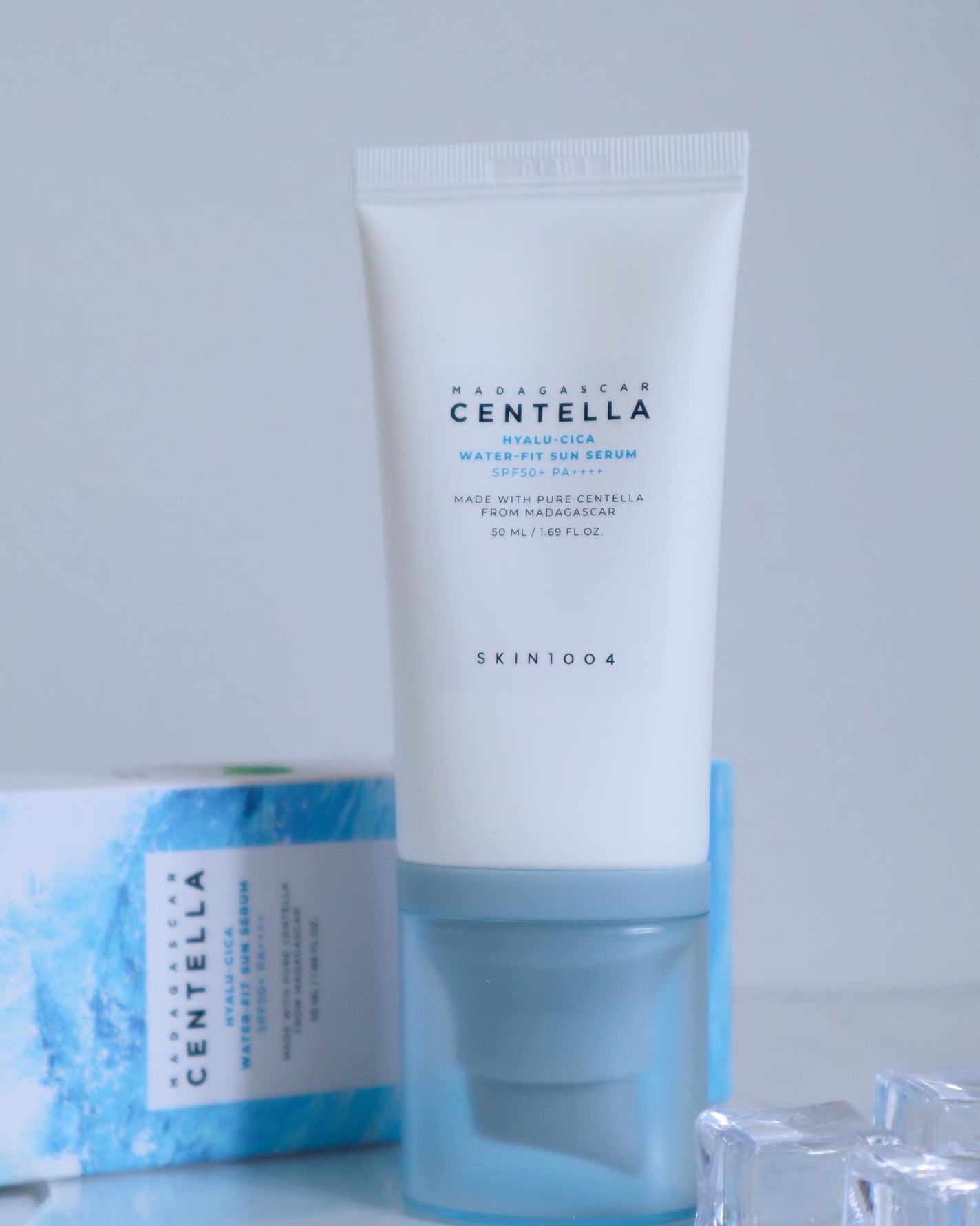 ヒアルーシカ ウォーターフィット サンセラム/SKIN1004/日焼け止めローションを使ったクチコミ(2枚目)