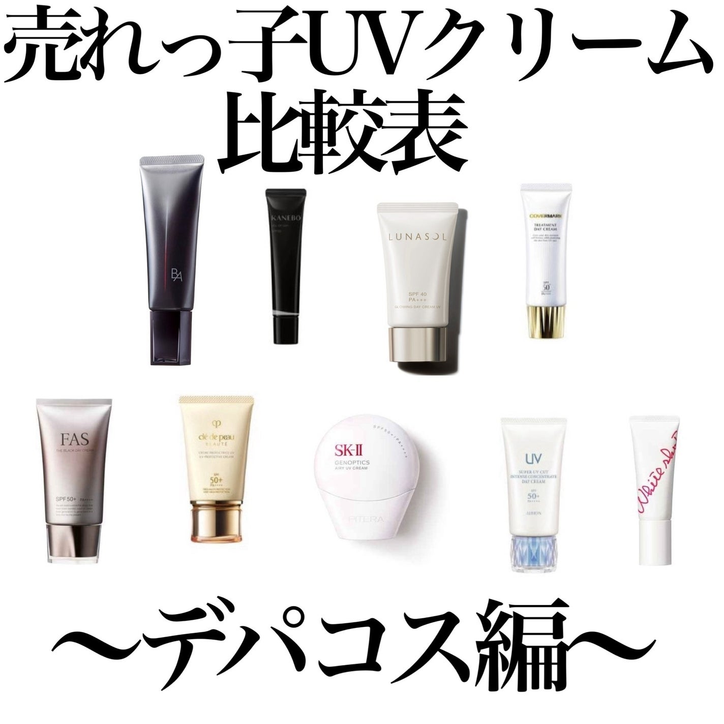 ライト セレクター/B.A/日焼け止めクリームを使ったクチコミ(1枚目)