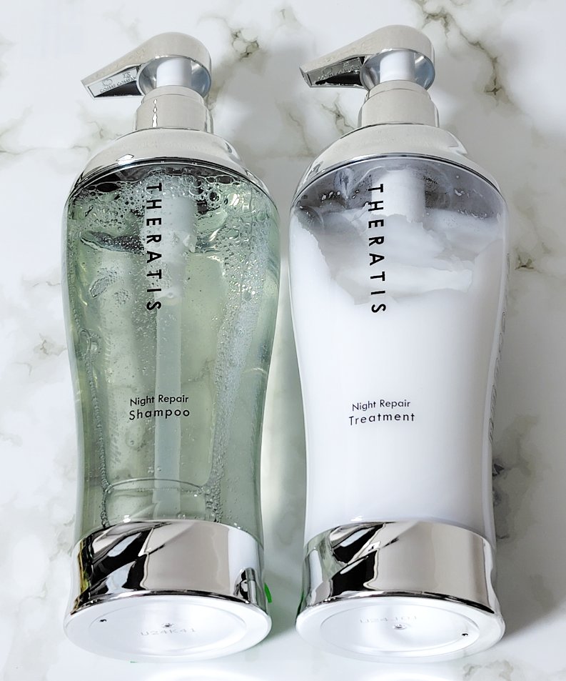 ナイトリペア シャンプー/ヘアトリートメント/THERATIS/シャンプー・コンディショナーを使ったクチコミ（1枚目）