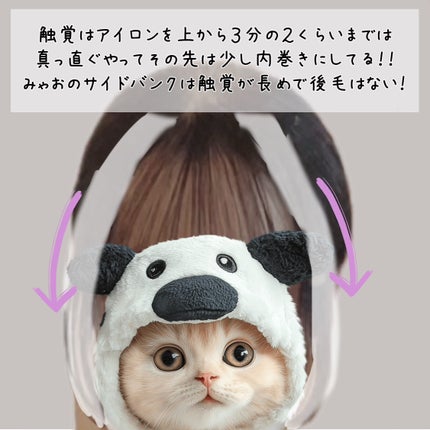 みゃお on LIPS 「前髪のセット方法♪♪らなとコラボだよ!らなの投稿は↓#らなみゃ..」(5枚目)