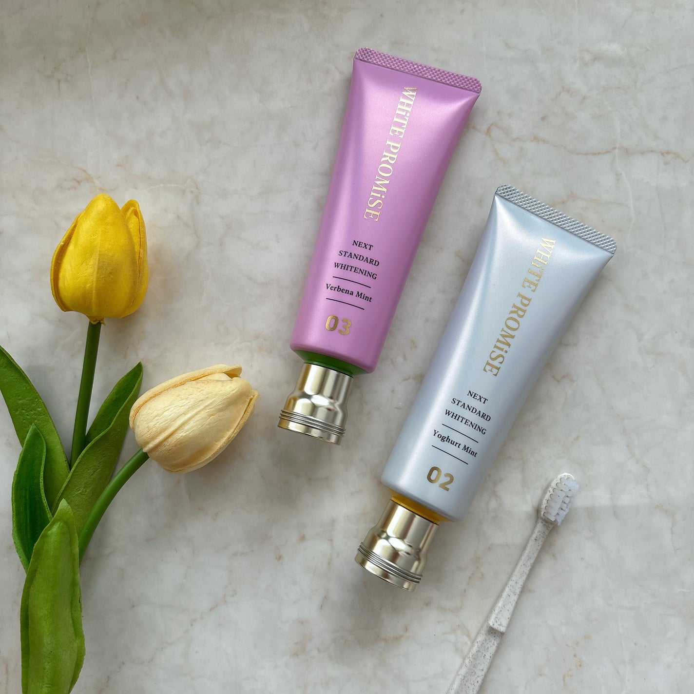 ホワイトプロミス 美白*+むし歯予防*/WHiTE PROMiSE/歯磨き粉を使ったクチコミ(1枚目)