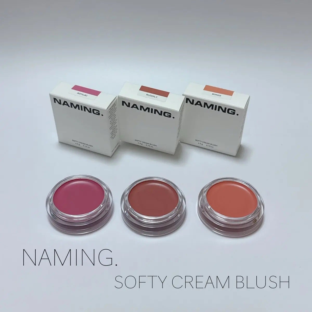 ネーミング ソフティクリームブラッシュ/NAMING./ジェル・クリームチークを使ったクチコミ(1枚目)