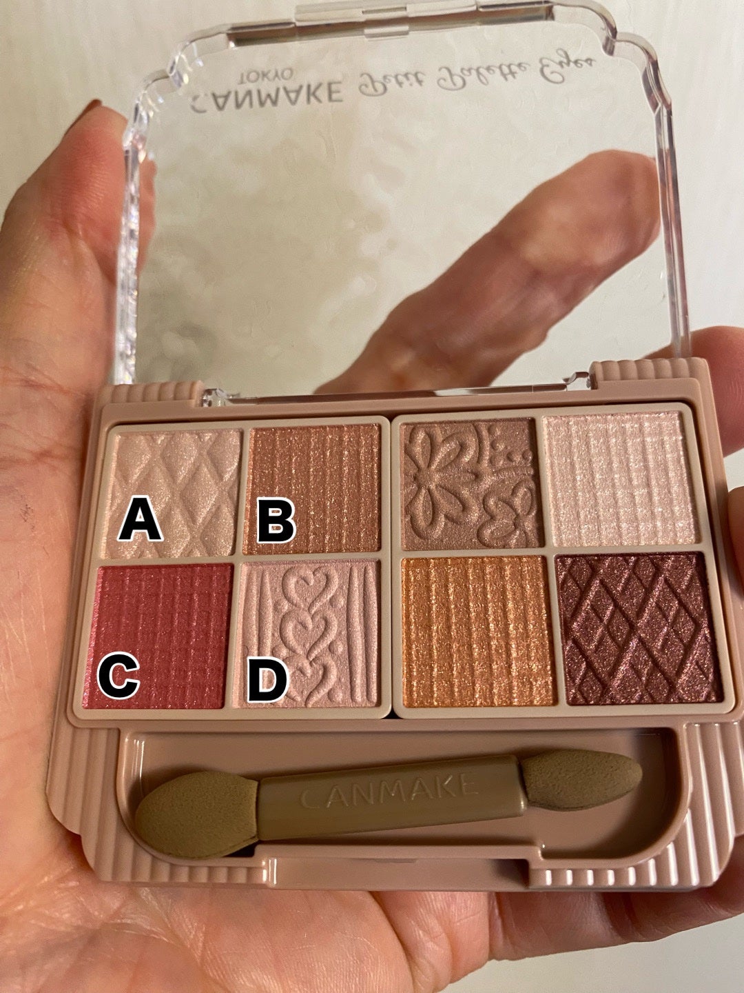 プティパレットアイズ/キャンメイク/パウダーアイシャドウを使ったクチコミ(6枚目)