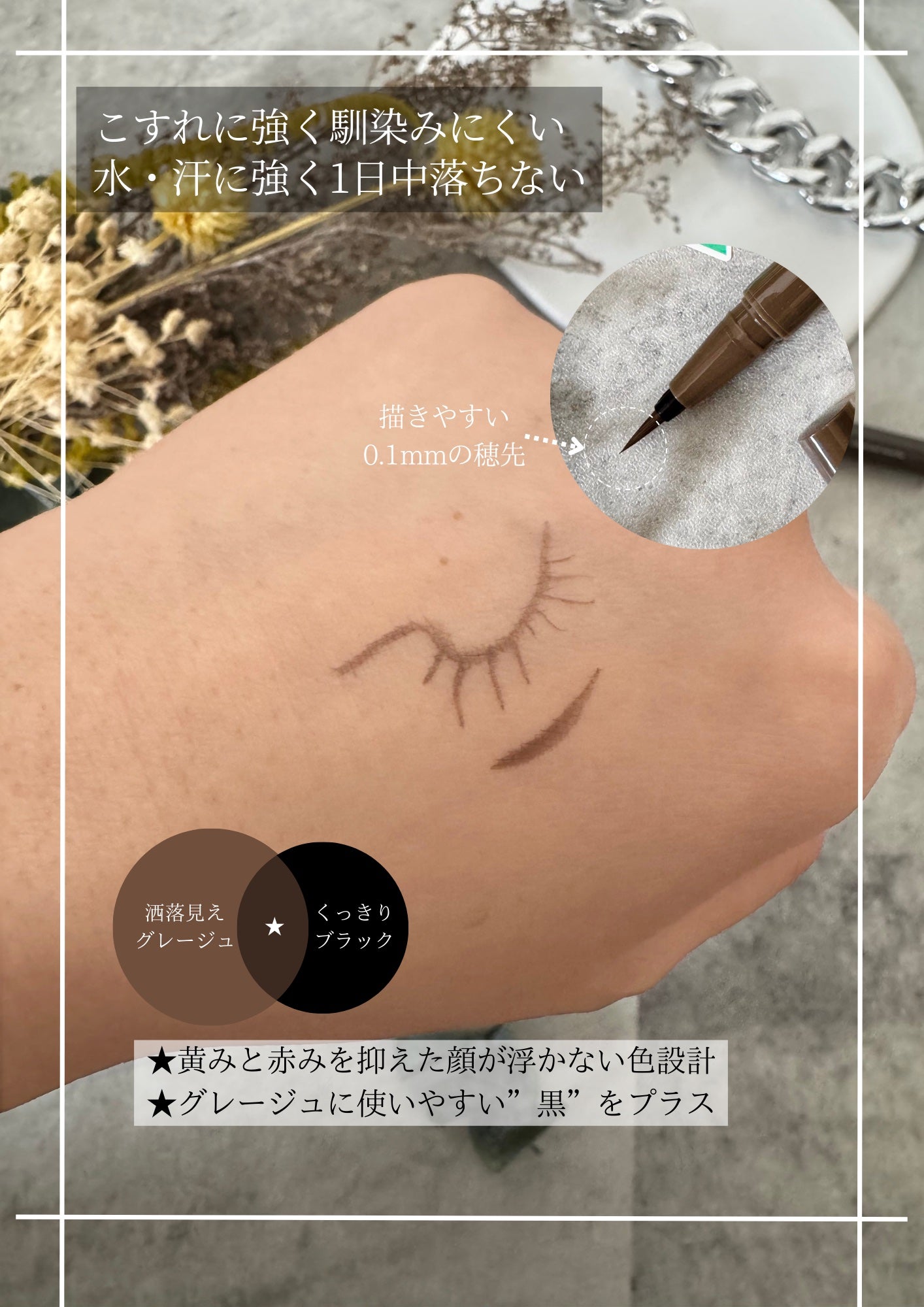 シルキーリキッドアイライナーWP/D-UP/リキッドアイライナーを使ったクチコミ(2枚目)