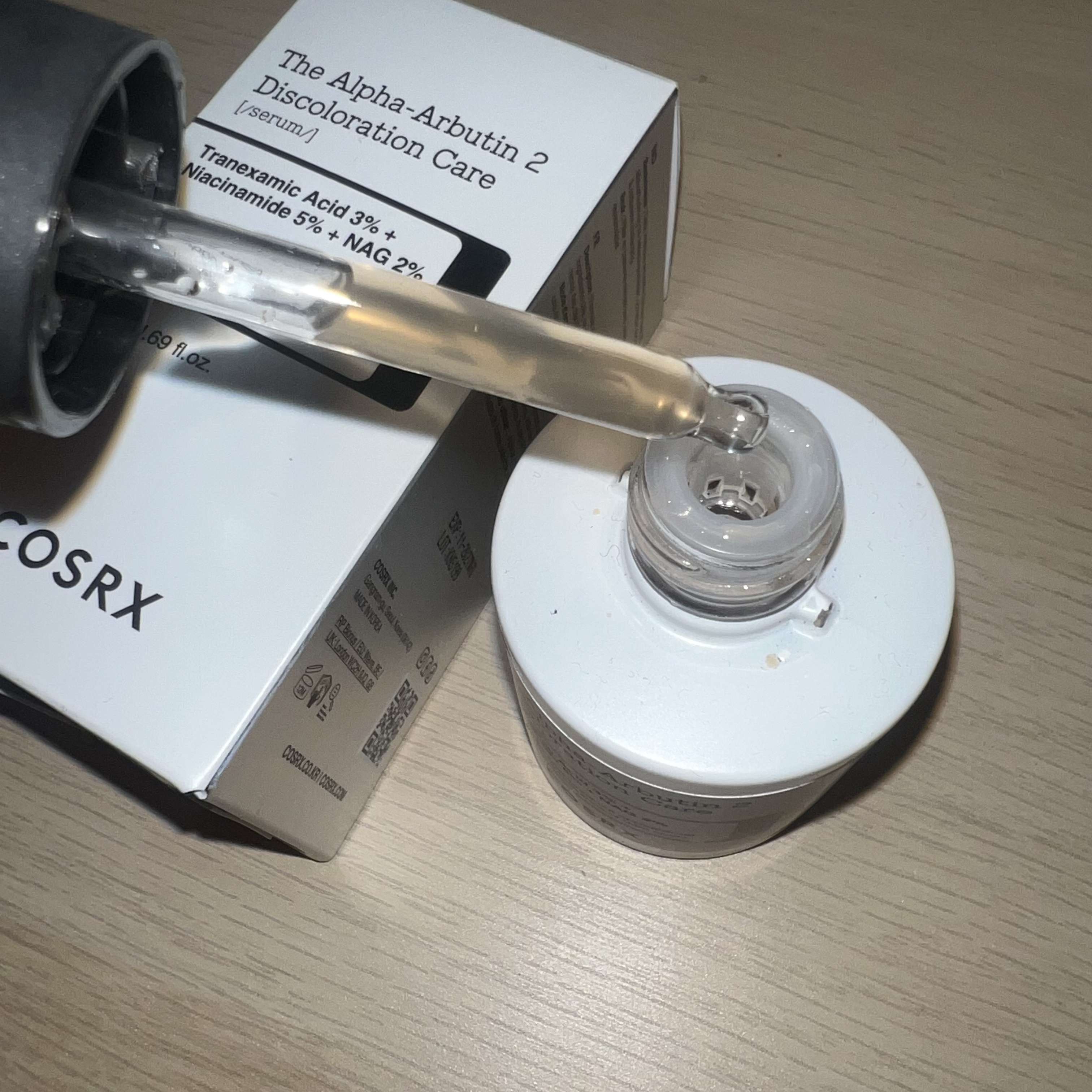 RXザ・アルファアルブチン2 ニキビ跡ケアセラム/COSRX/美容液を使ったクチコミ（2枚目）
