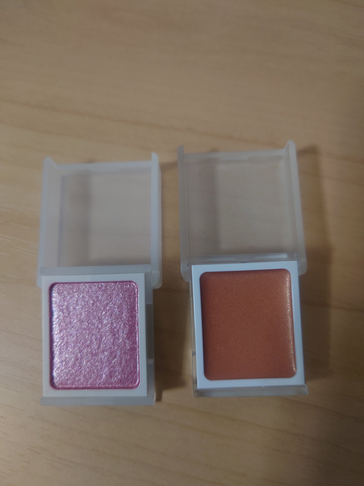 アイカラー/無印良品/単色アイシャドウを使ったクチコミ（2枚目）