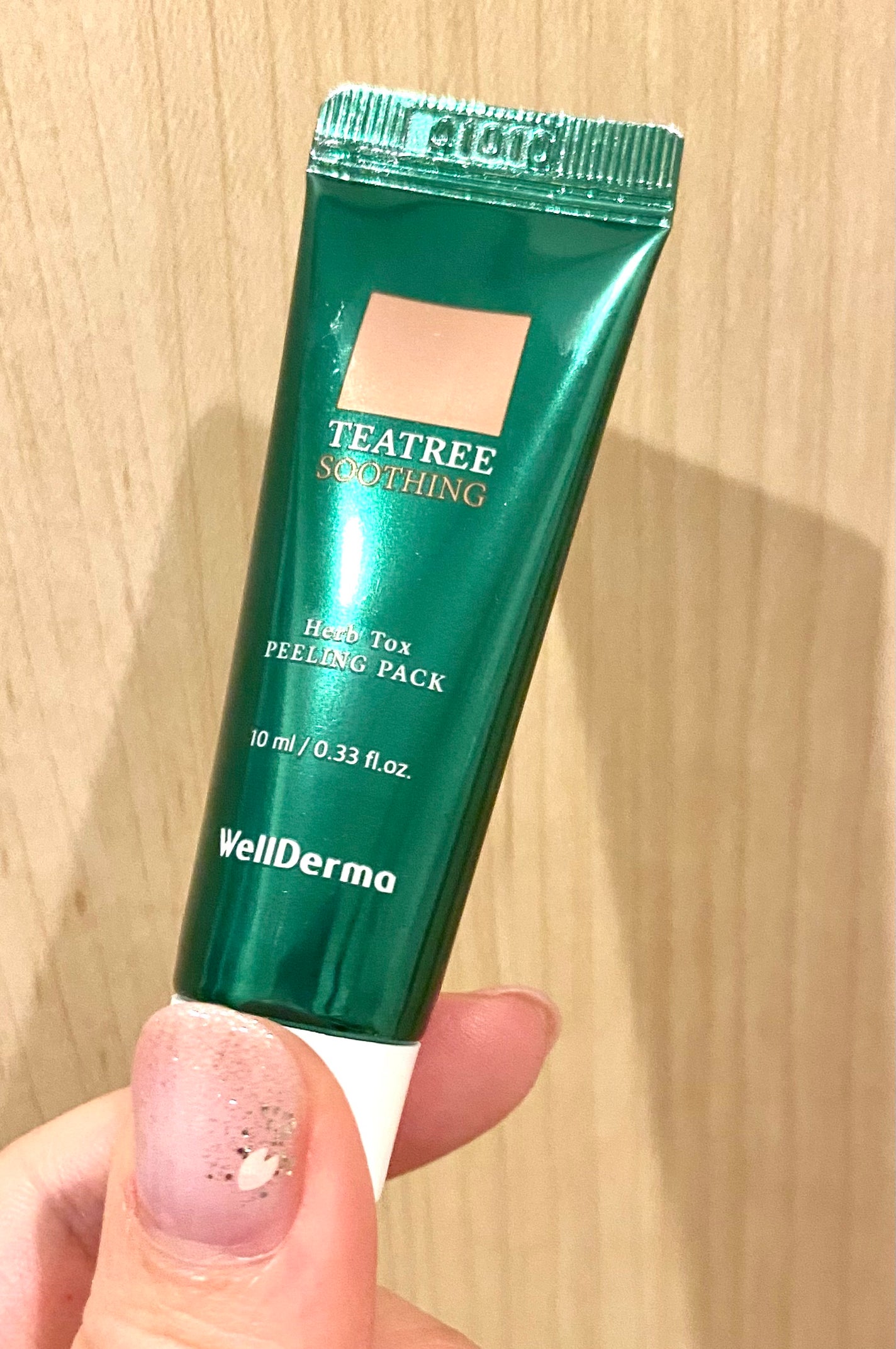 ティーツリーハーブピーリングパック/WellDerma/洗い流すパック・マスクを使ったクチコミ(1枚目)