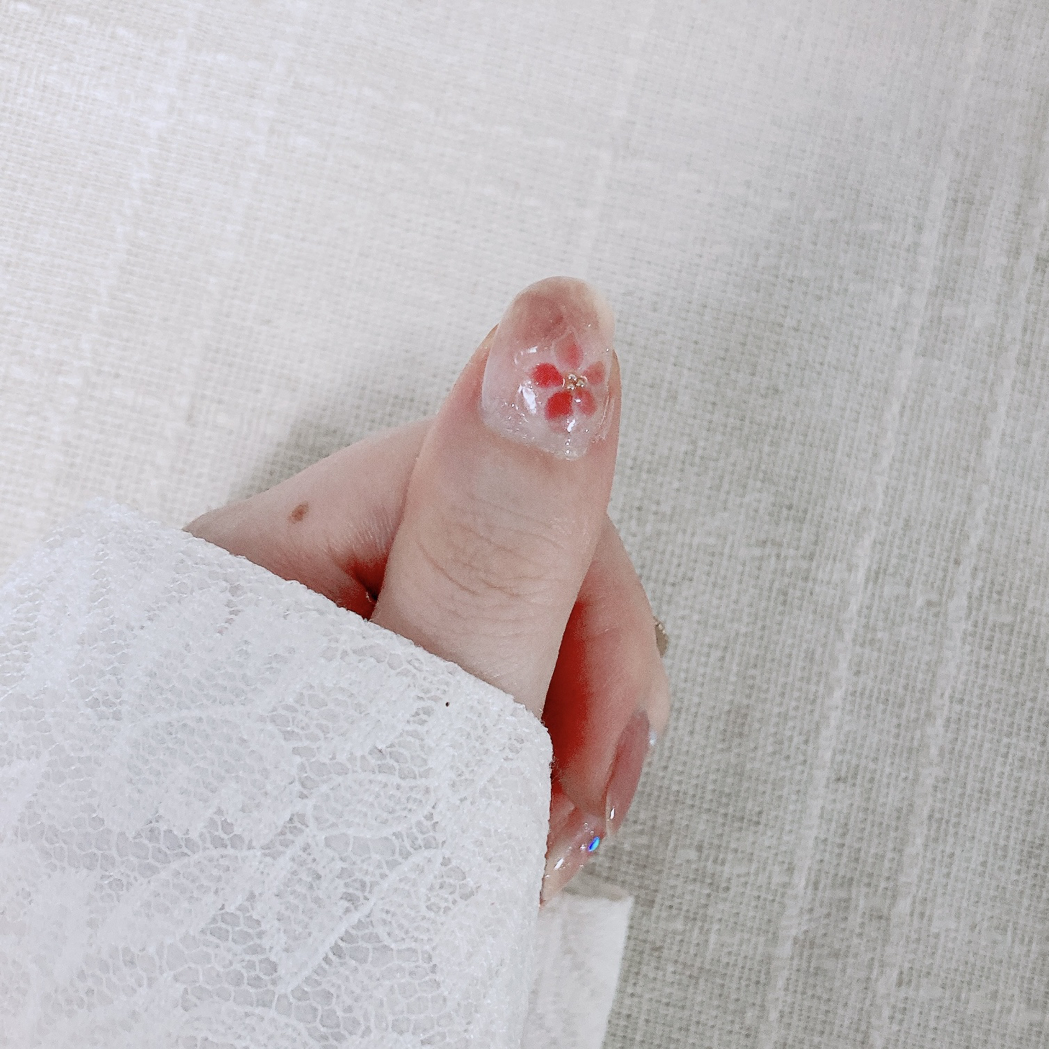 ネイル エナメル/ちふれ/マニキュアを使ったクチコミ（2枚目）