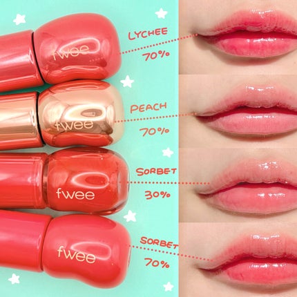 フィー 3Dボリューミンググロス/fwee/リップグロスを使ったクチコミ(3枚目)