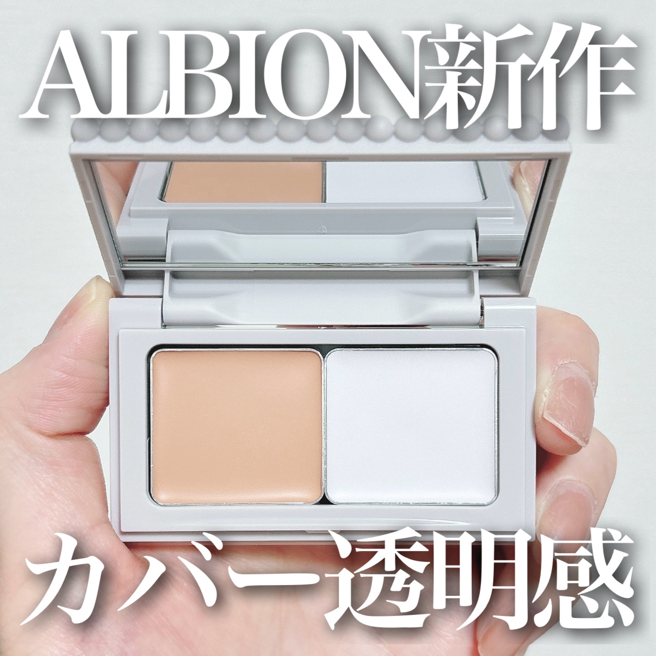 アルビオン スタジオ レイヤードトリック コンシーラー/ALBION/パレットコンシーラーを使ったクチコミ（1枚目）