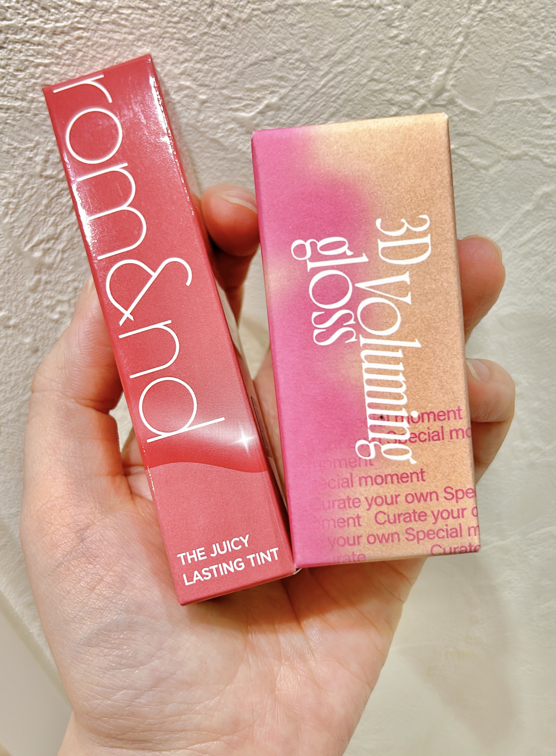 ザ ジューシーラスティングティント/rom&nd/リップティントを使ったクチコミ（1枚目）