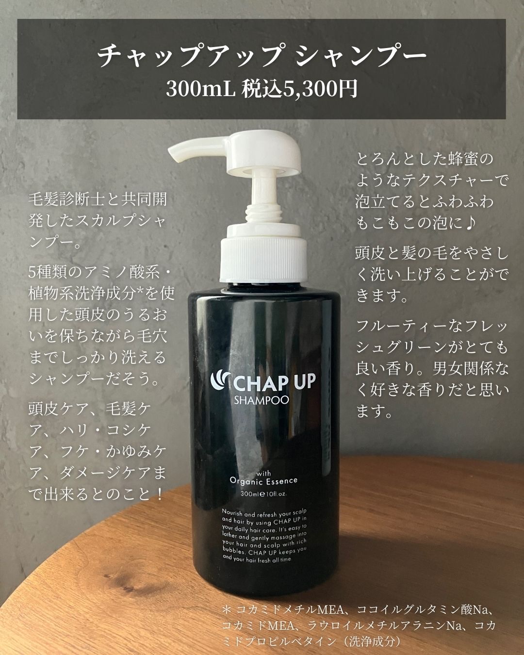 チャップアップ シャンプー 02 300ml×2 CHAP UP(チャップアップ