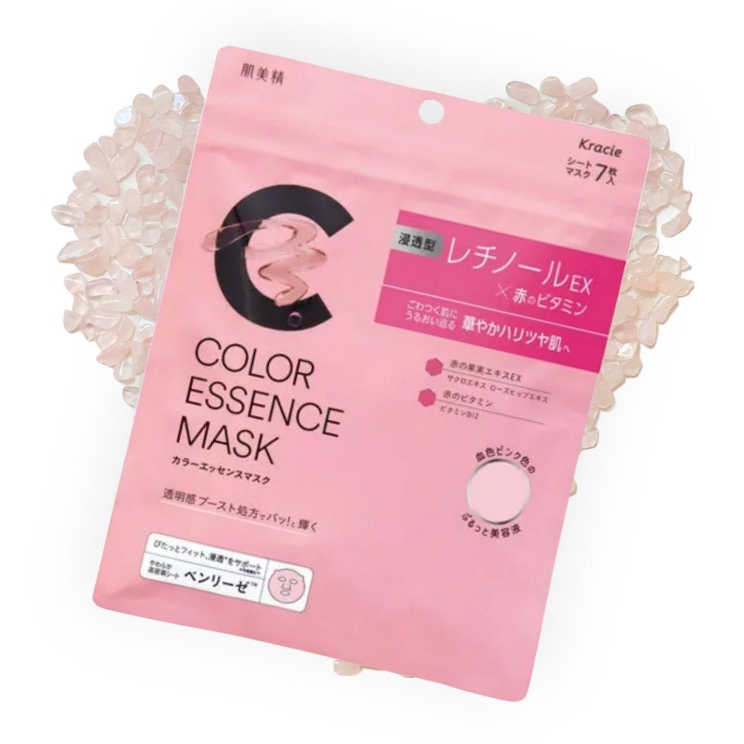 肌美精 カラーエッセンスマスク ピンク/肌美精/シートマスク・パックを使ったクチコミ(1枚目)