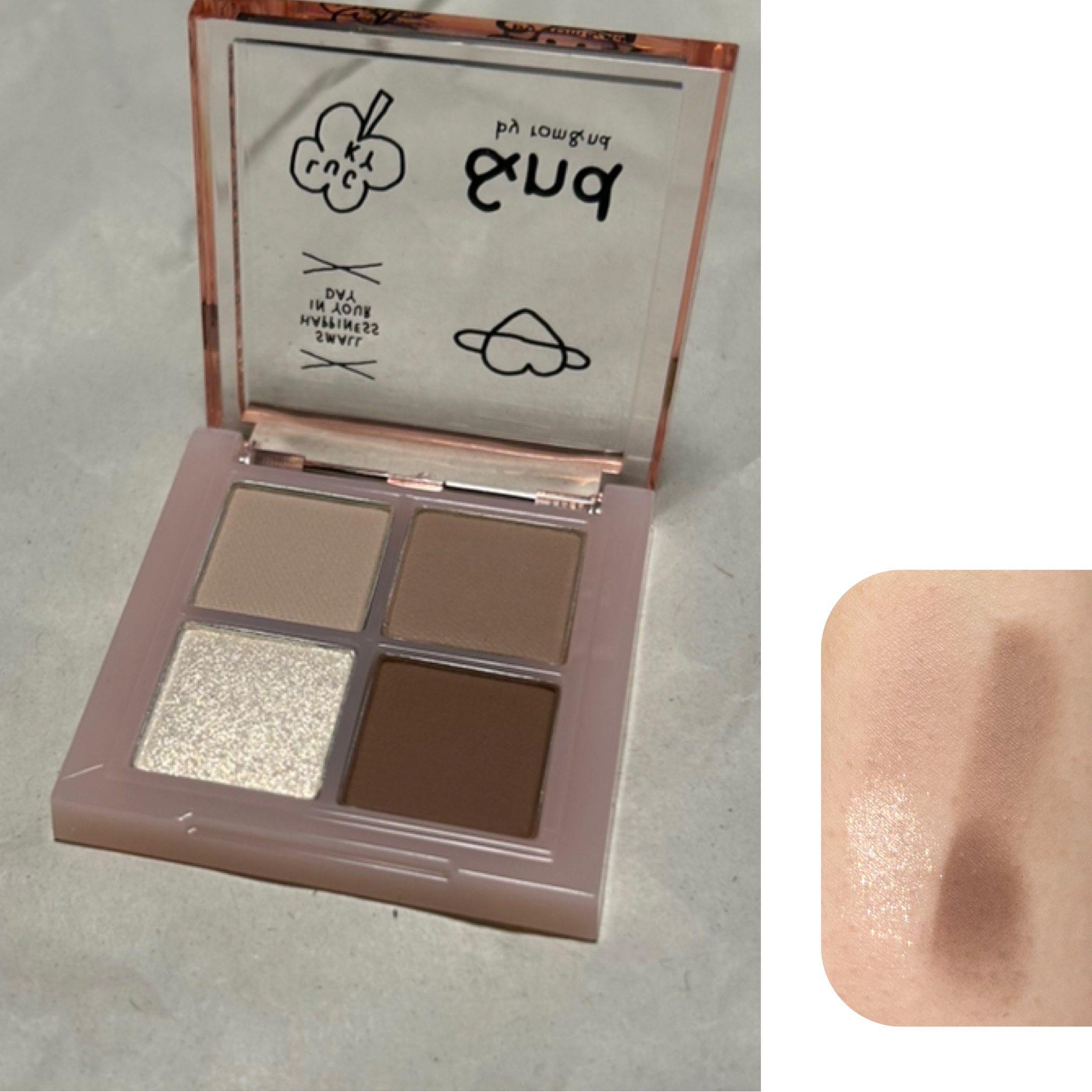 アンドバイロムアンド　メロウアイパレット/&nd by rom&nd/アイシャドウパレットを使ったクチコミ（2枚目）