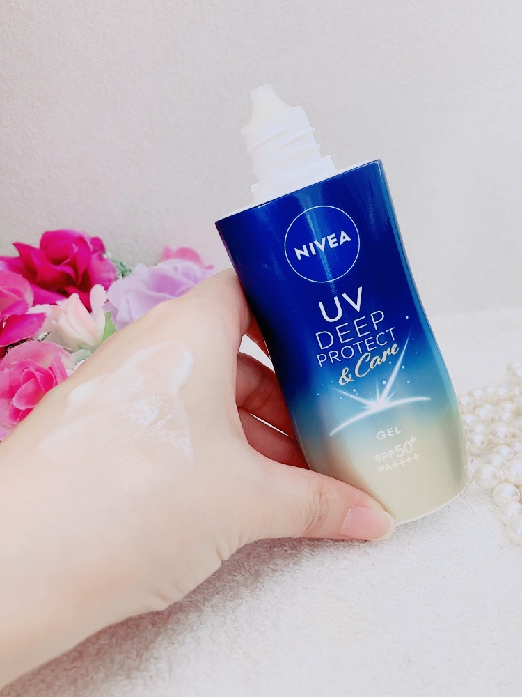 ニベアUV ディープ プロテクト＆ケア ジェル/ニベア/日焼け止めジェルを使ったクチコミ（3枚目）