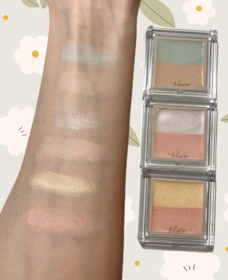 カラーデュオ トリック コンシーラー/Visée/パレットコンシーラーを使ったクチコミ(3枚目)