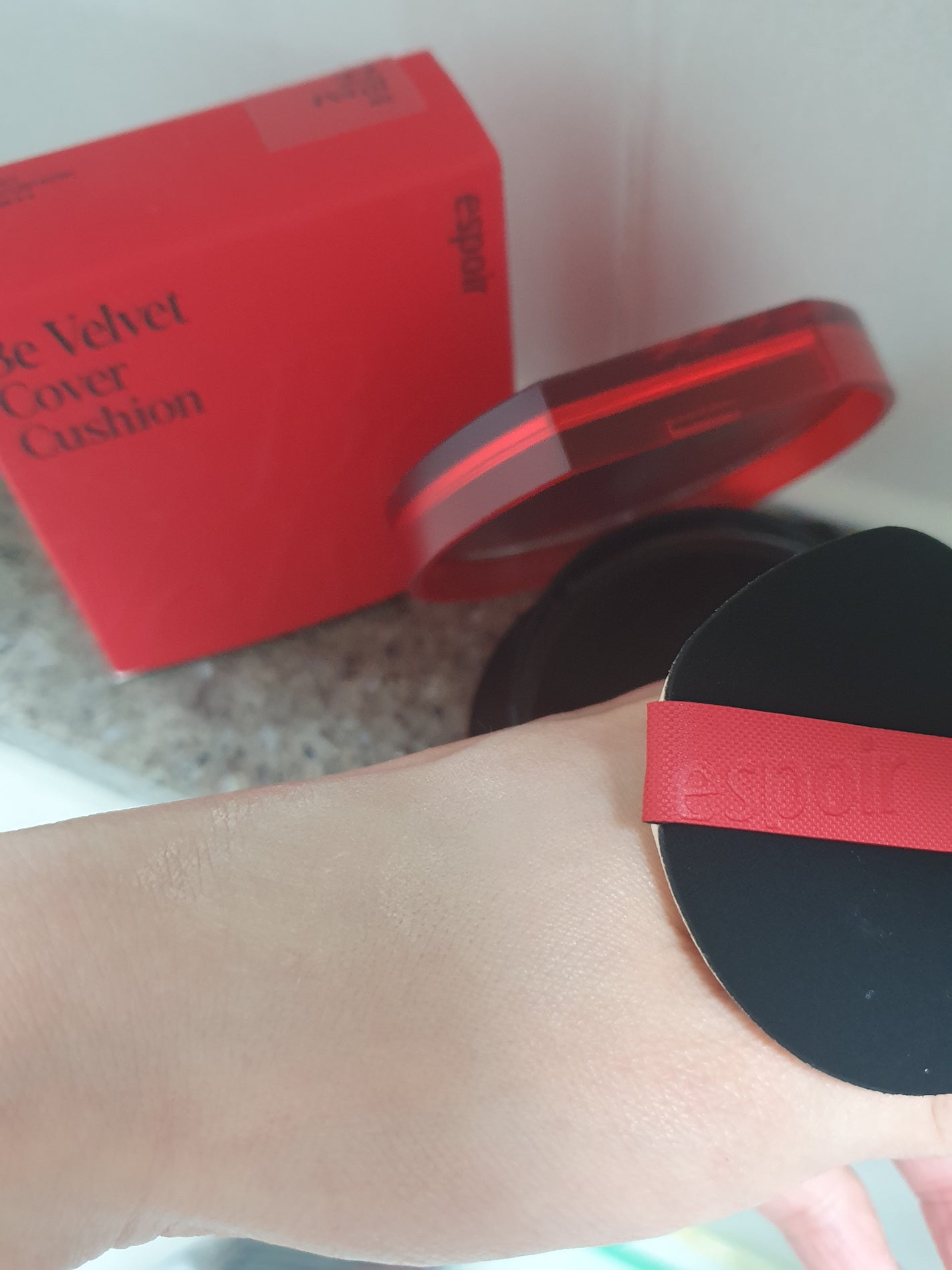 ビーベルベットカバークッション/espoir/クッションファンデーションを使ったクチコミ(2枚目)