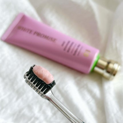 ホワイトプロミス 美白*+むし歯予防*/WHiTE PROMiSE/歯磨き粉を使ったクチコミ(5枚目)