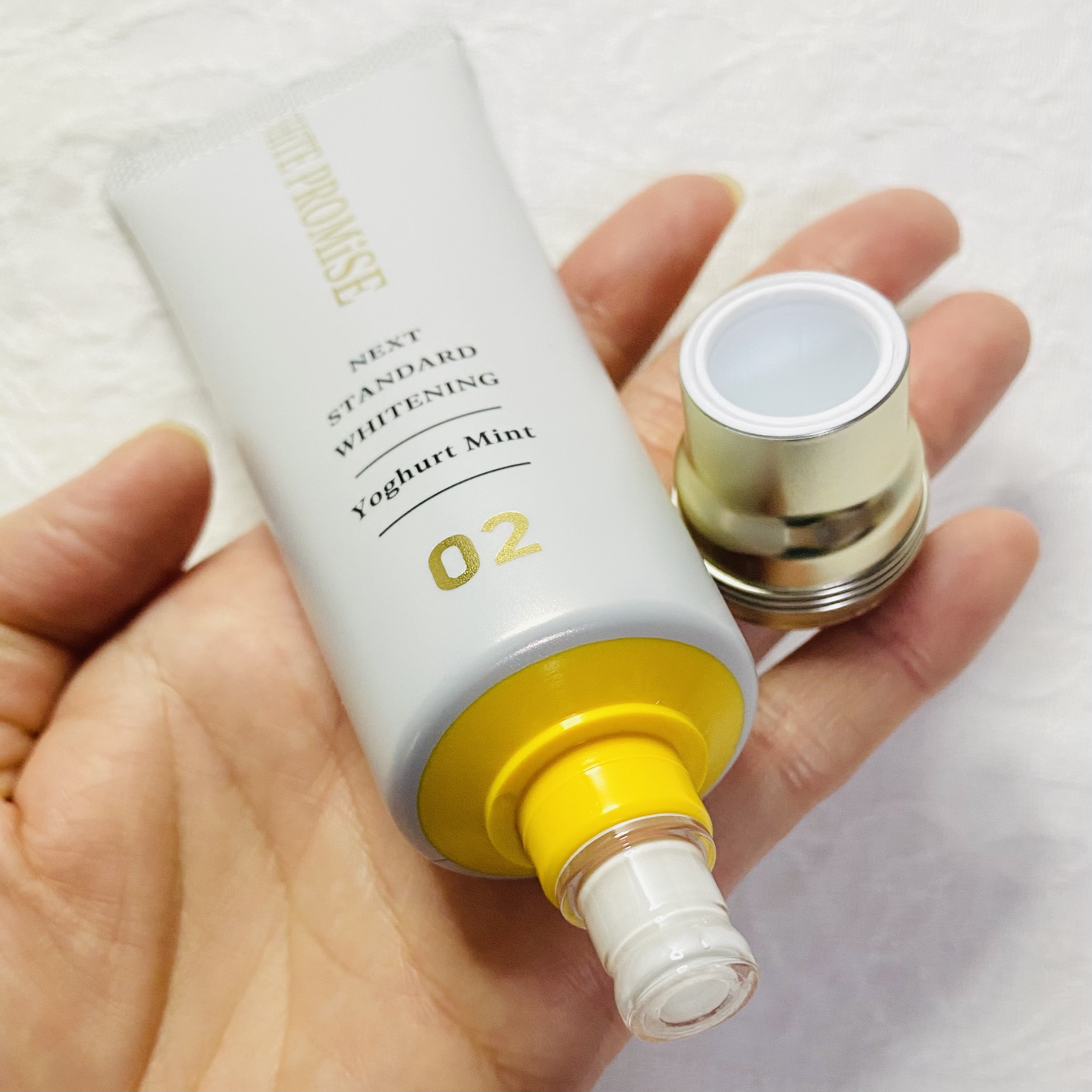 ホワイトプロミス  美白*＋むし歯予防*/WHiTE PROMiSE/歯磨き粉を使ったクチコミ（2枚目）