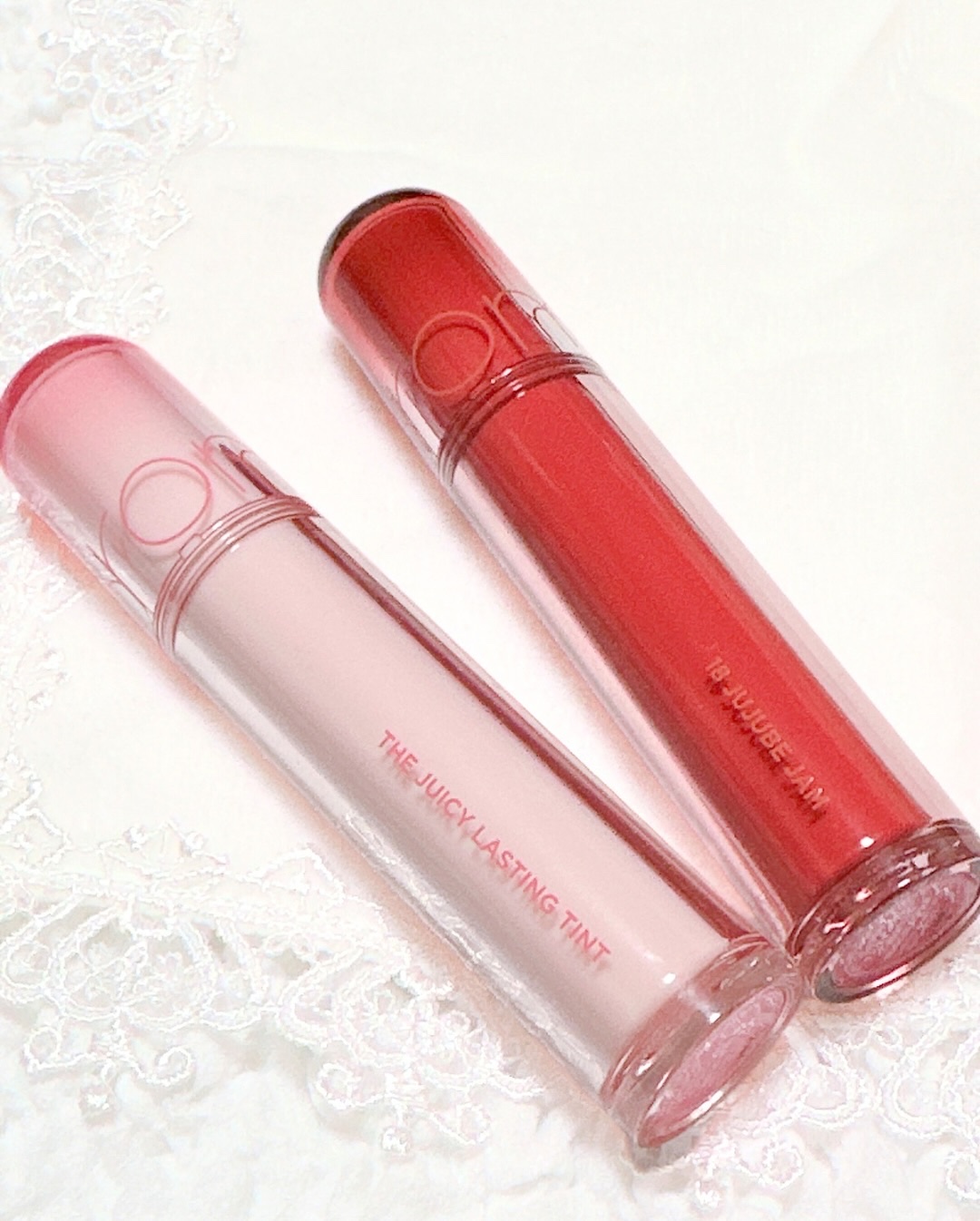 ジューシーラスティングティント/rom&nd/リップティントを使ったクチコミ（1枚目）