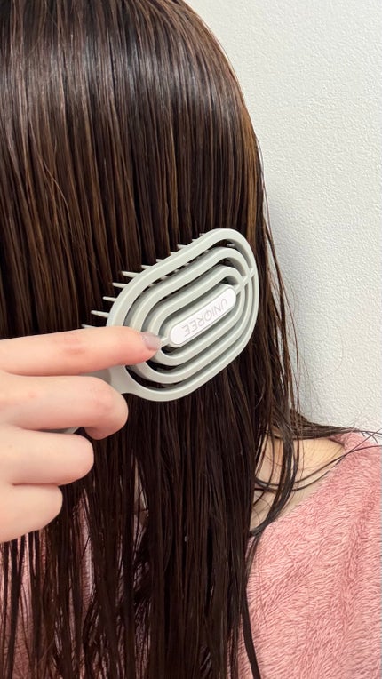 ユニークリー 4wayスムースヘアブラシ/ビー・エヌ/ヘアブラシを使ったクチコミ(3枚目)