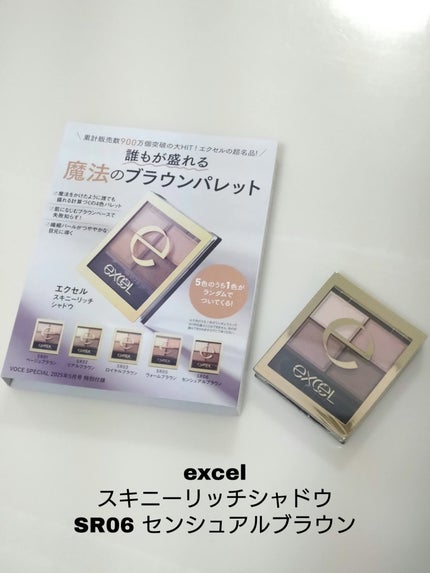 スキニーリッチシャドウ/excel/アイシャドウパレットを使ったクチコミ(2枚目)