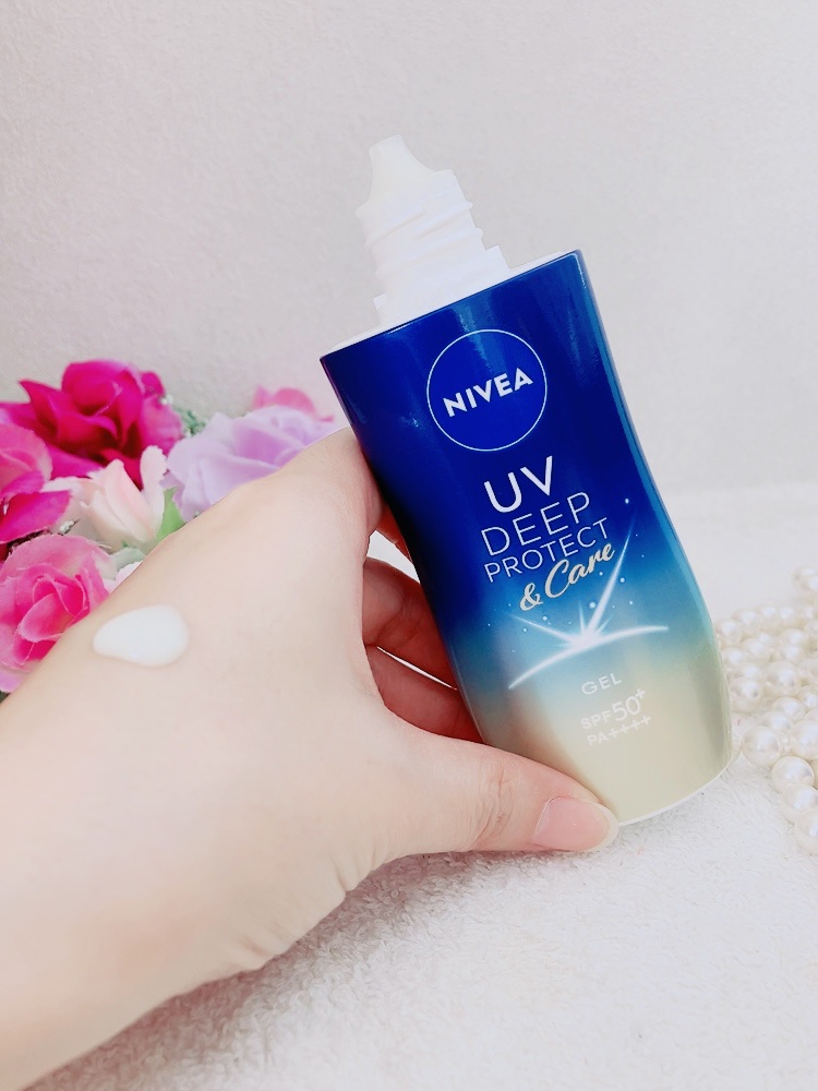 ニベアUV ディープ プロテクト＆ケア ジェル/ニベア/日焼け止めジェルを使ったクチコミ（2枚目）