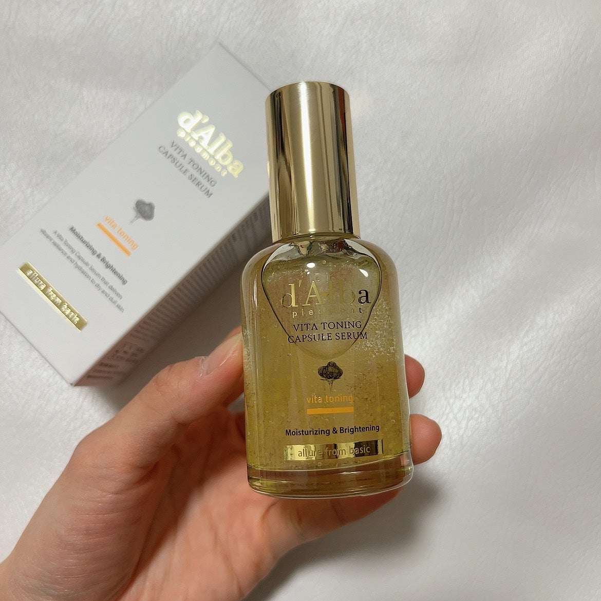 ビタトーニングカプセルセラム/ダルバ/美容液を使ったクチコミ(1枚目)
