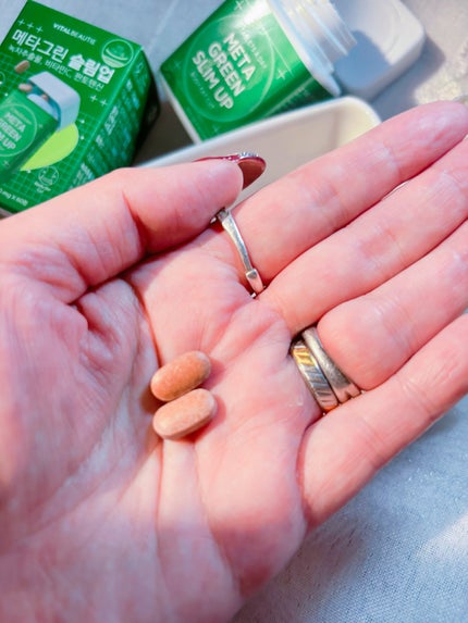 メタグリーンスリムアップ/VITALBEAUTIE/ボディサプリメントを使ったクチコミ(3枚目)