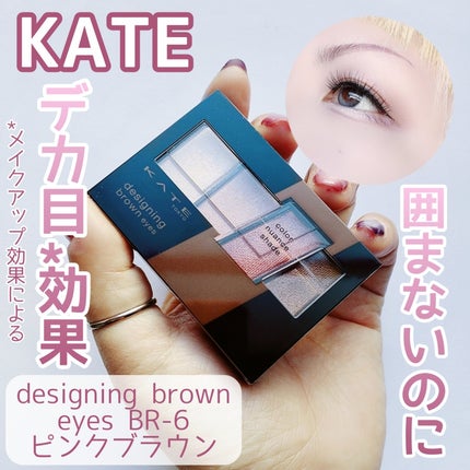 デザイニングブラウンアイズ/KATE/アイシャドウパレットを使ったクチコミ(1枚目)
