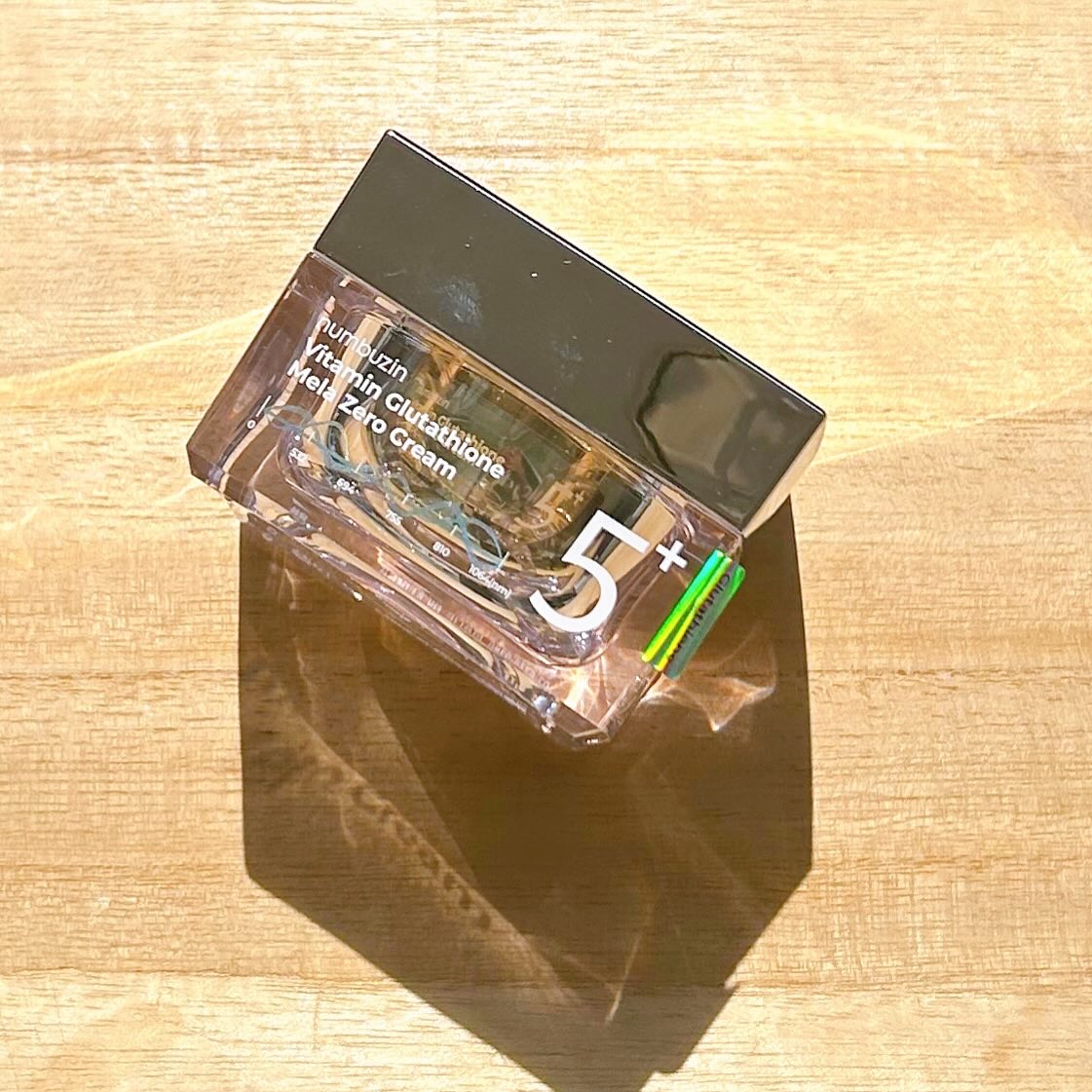 5番 白玉グルタチオンCメラゼロクリーム/numbuzin/フェイスクリームを使ったクチコミ（2枚目）