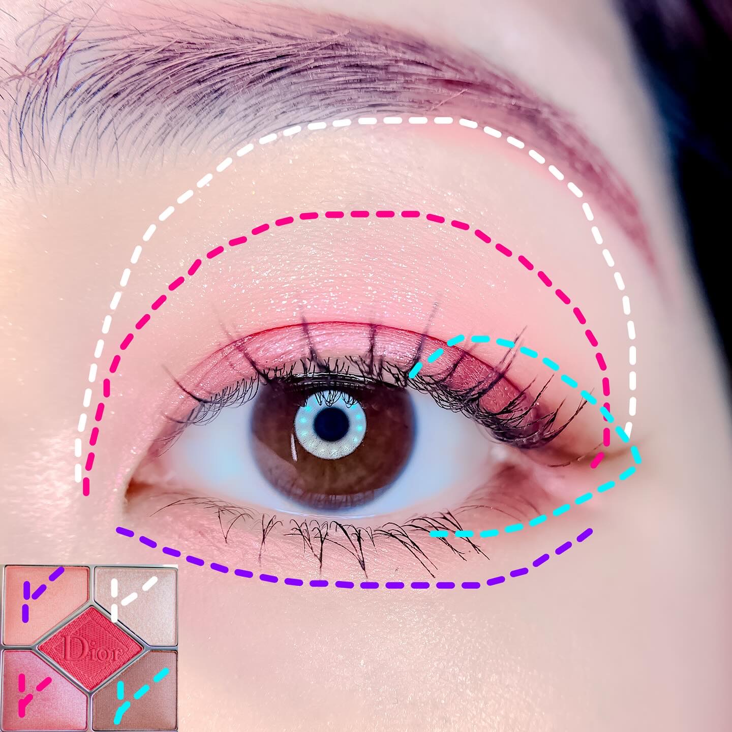 【旧】サンク クルール クチュール/Dior/アイシャドウパレットを使ったクチコミ（2枚目）