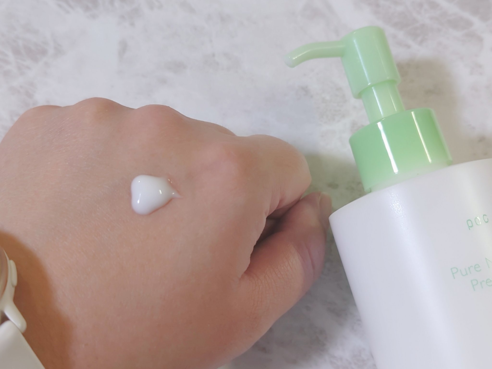 ピュア　ナチュラル　プレミアム　バランシング　しっとりミルク洗顔料/pdc/その他洗顔料を使ったクチコミ（2枚目）