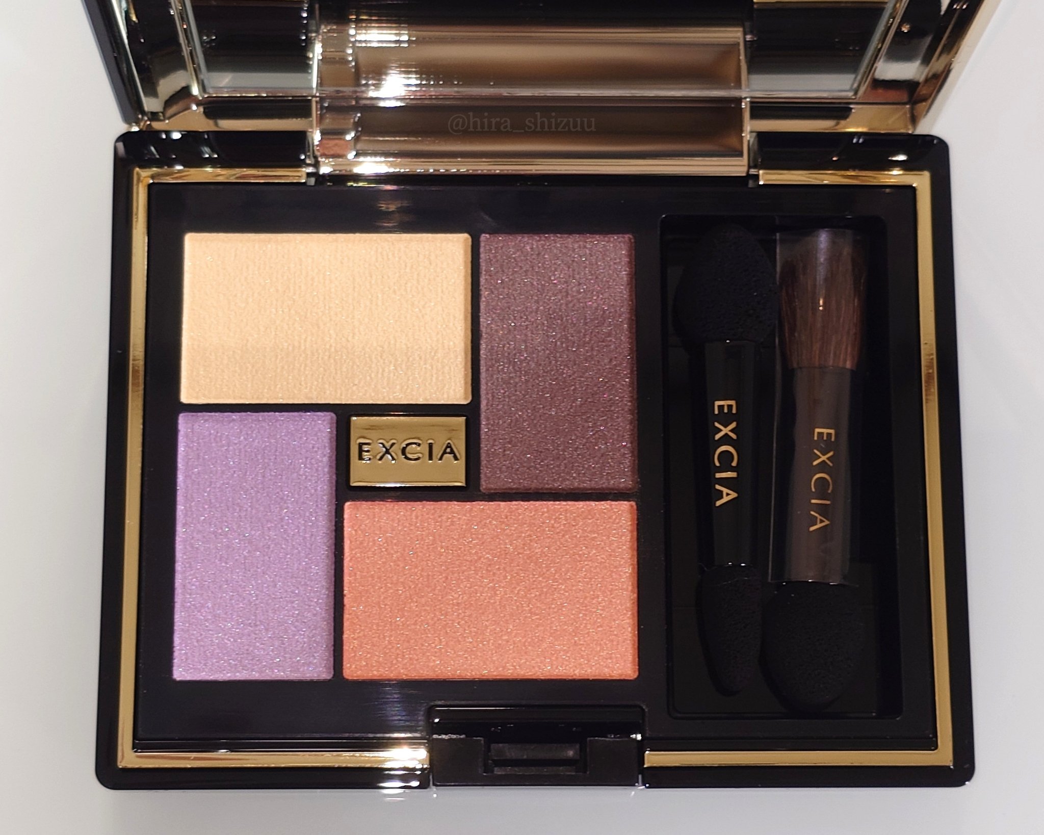 エクシア アイカラー ヴォロンテ 100 フルール イリゼ（限定色）/ALBION/アイシャドウパレットを使ったクチコミ（2枚目）
