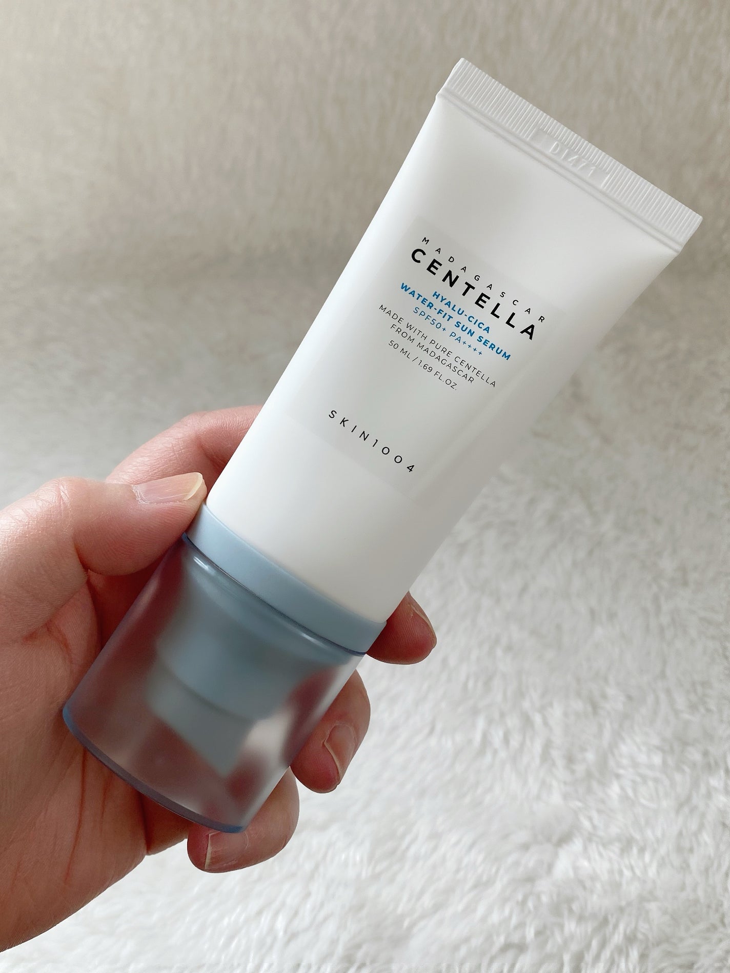 ヒアルーシカ ウォーターフィット サンセラム/SKIN1004/日焼け止めローションを使ったクチコミ(3枚目)