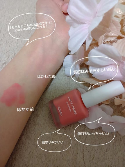 ジューシー パン ウォーター ブラッシャー PK01 STRAWBERRY/A’pieu/リキッドチークの画像