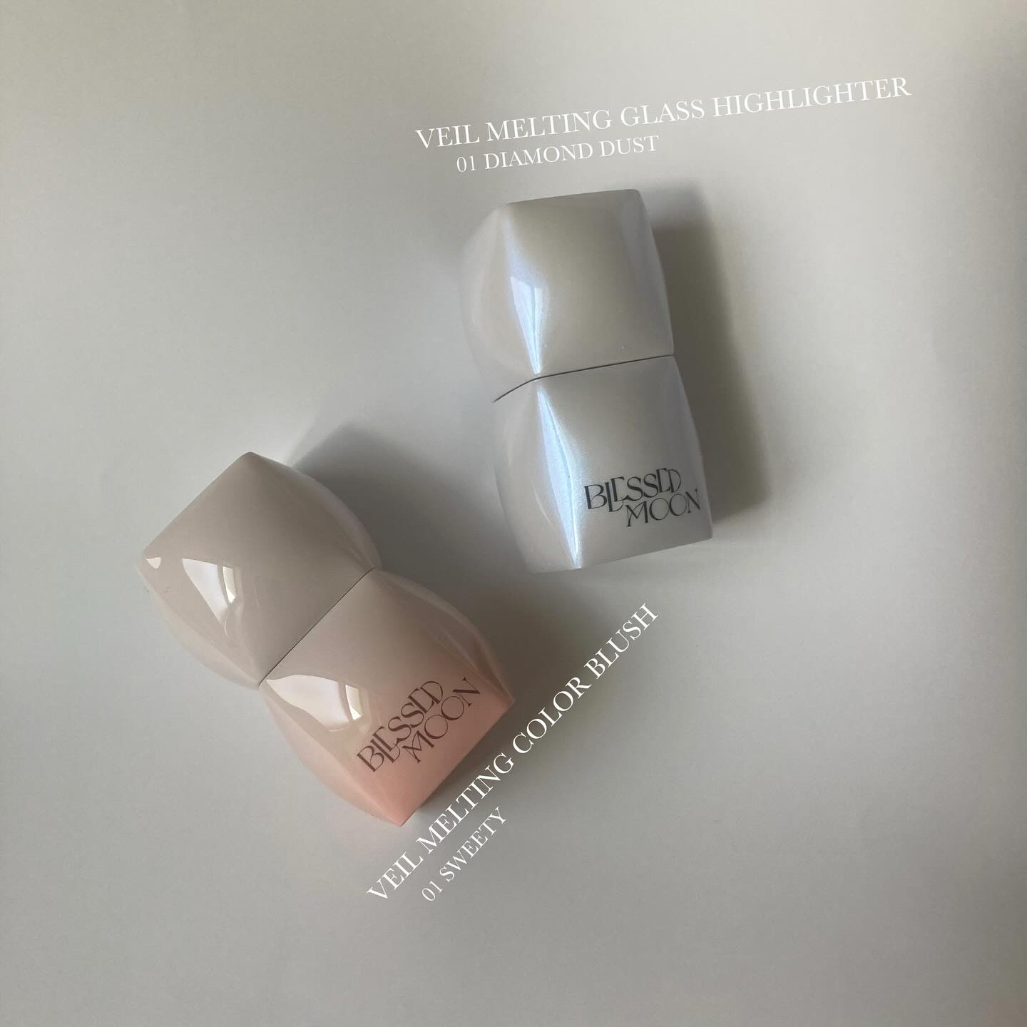 Veil Melting Color Blush スウィーティー/BLESSED MOON/リキッドチークを使ったクチコミ（2枚目）