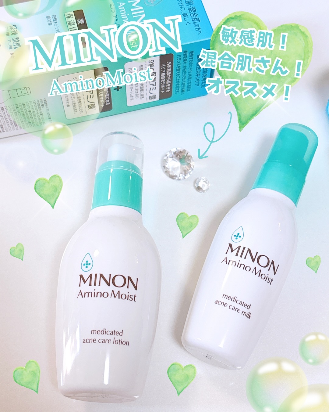 ミノン アミノモイスト 薬用アクネケア ローション/ミノン/化粧水を使ったクチコミ（1枚目）