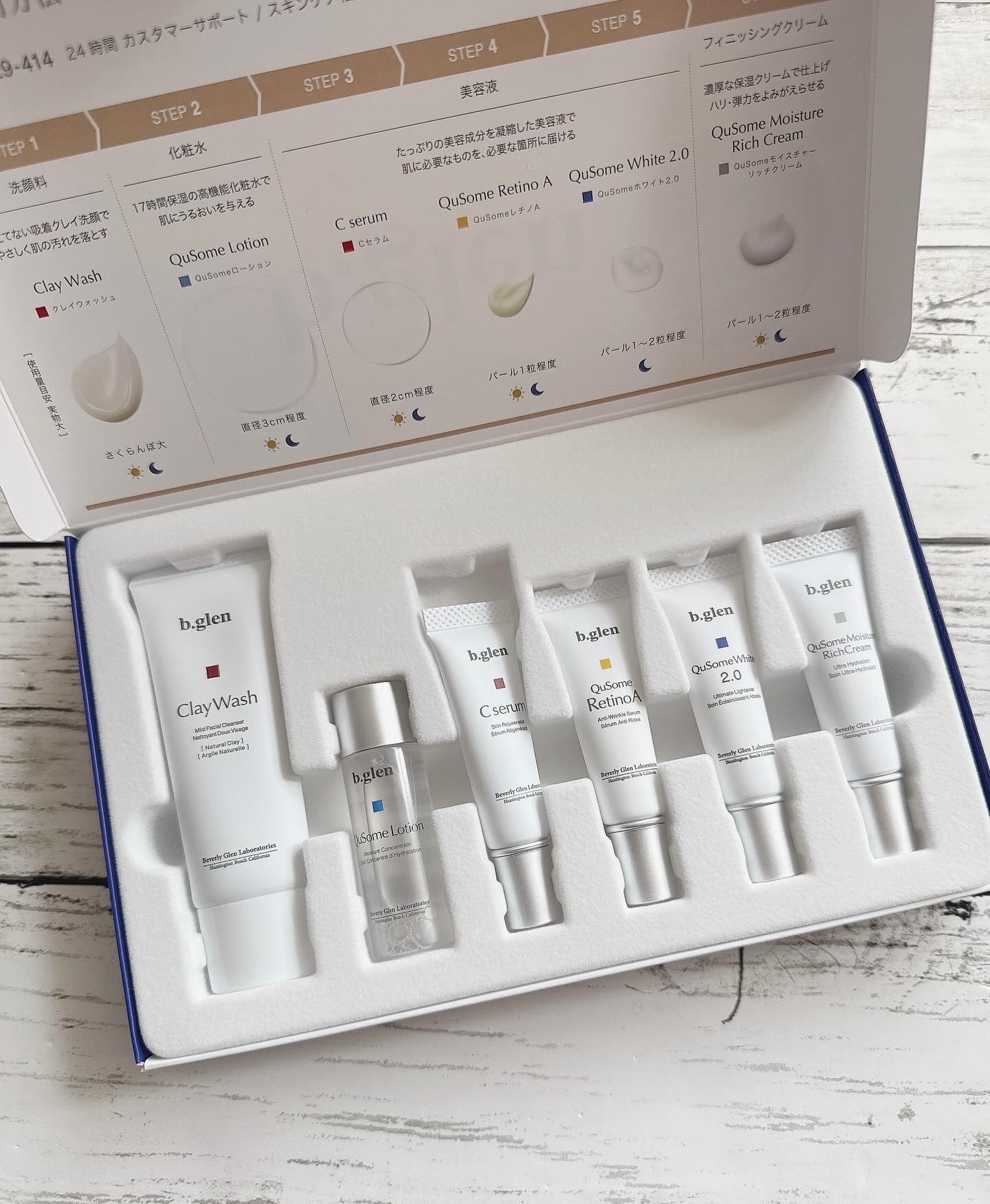 7 day Special Set プログラム1/b.glen/スキンケアキットを使ったクチコミ（2枚目）