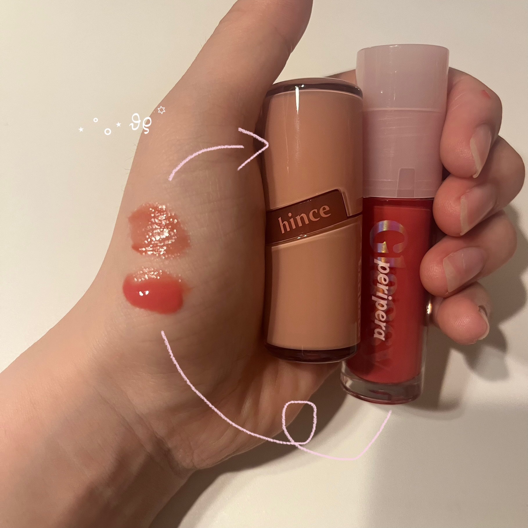 インク グラスティング リップ グロス 15 ソフト スウィート(SOFT SWEET)/PERIPERA/リップグロスを使ったクチコミ（3枚目）