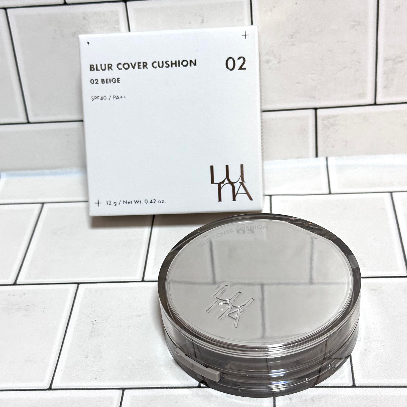 ブラーカバークッション/LUNA/クッションファンデーションを使ったクチコミ(2枚目)