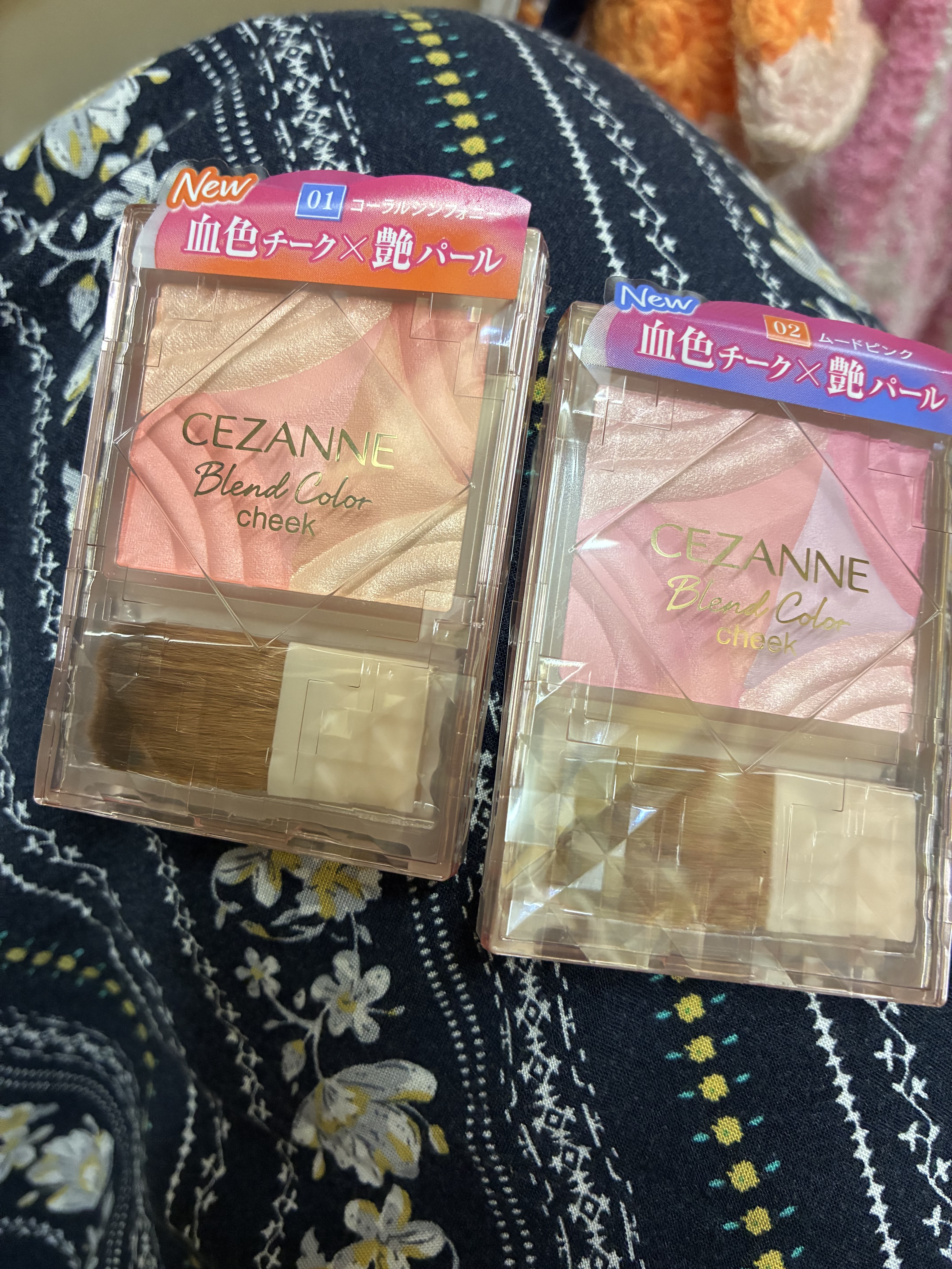 ブレンドカラーチーク/CEZANNE/チークを使ったクチコミ（1枚目）