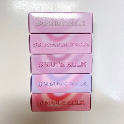 ミルクハートティントリップアンドチーク/Merrymonde/リップティントを使ったクチコミ(8枚目)