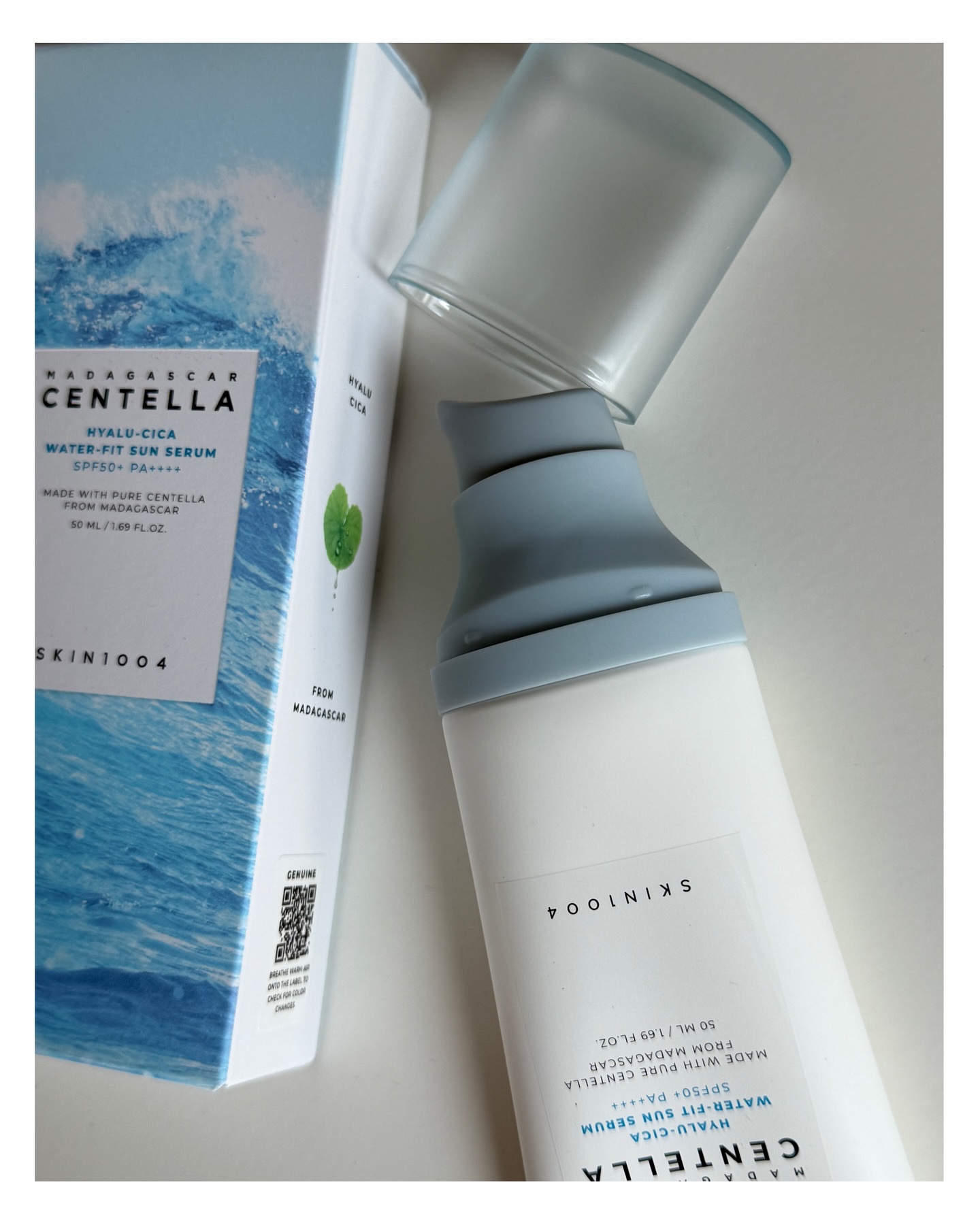 ヒアルーシカ ウォーターフィット サンセラム/SKIN1004/日焼け止めローションを使ったクチコミ（2枚目）