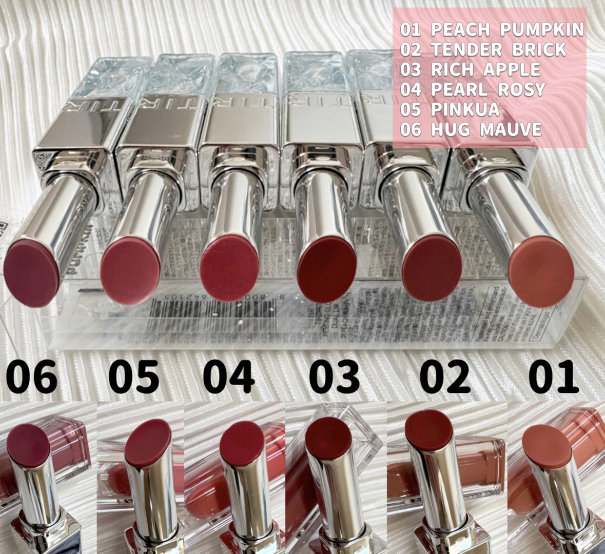 MELTING GLOW DUAL LIP 01 PEACH PUMPKIN/TIRTIR(ティルティル)/リップバームを使ったクチコミ（2枚目）