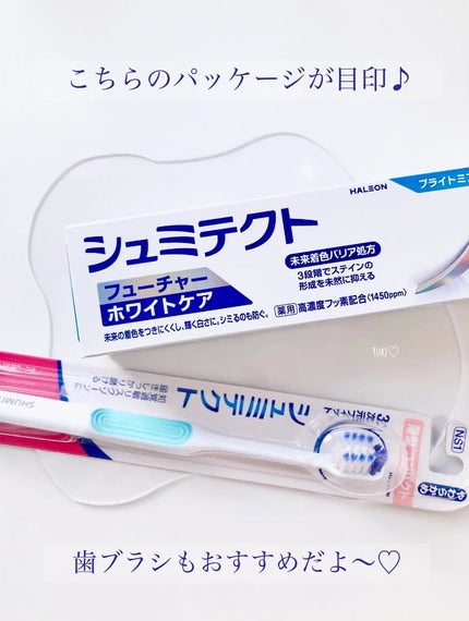 シュミテクト フューチャーホワイトケア(医薬部外品)6歳以上用/シュミテクト/歯磨き粉を使ったクチコミ(5枚目)