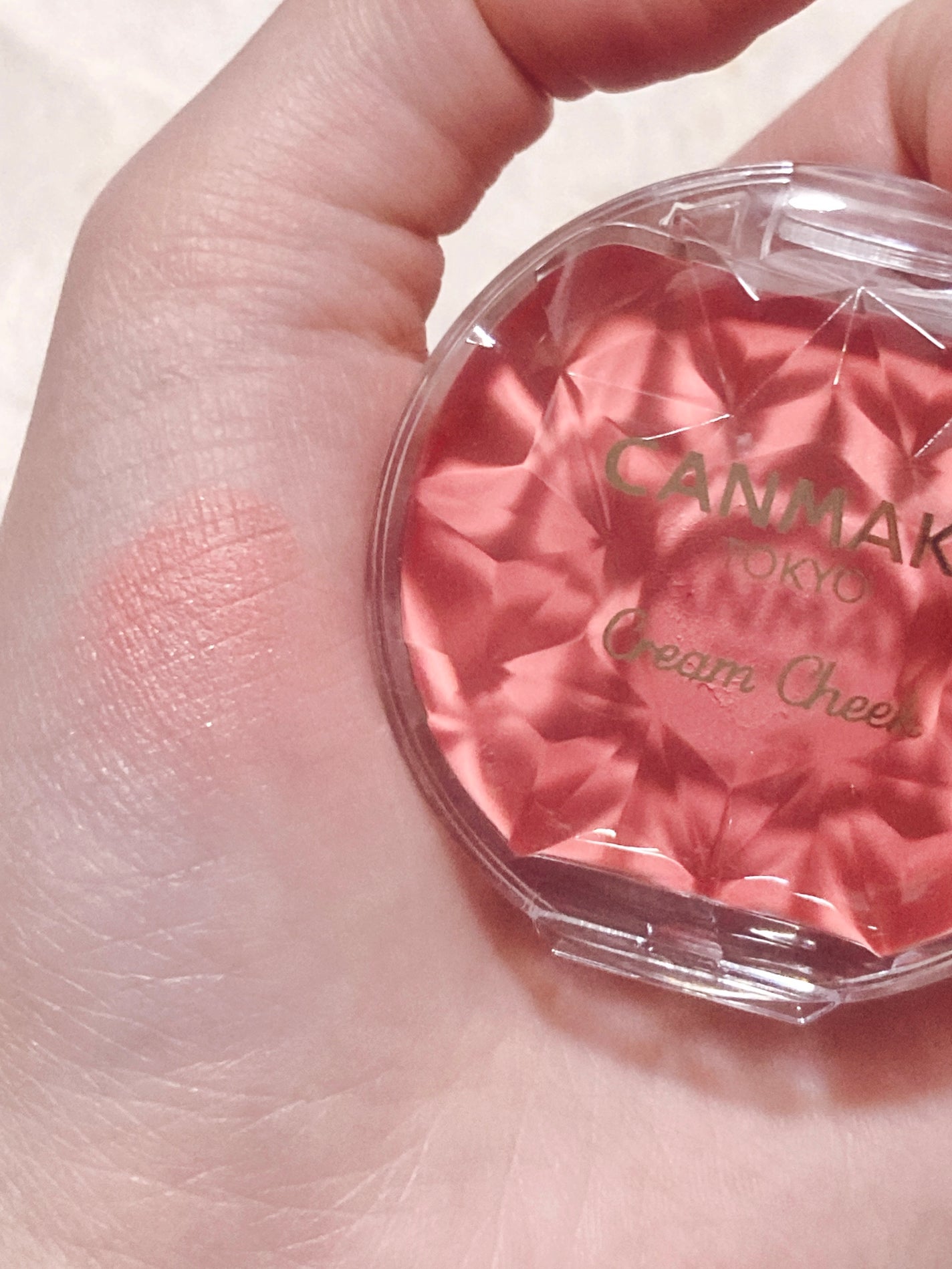 クリームチーク/キャンメイク/ジェル・クリームチークを使ったクチコミ(1枚目)