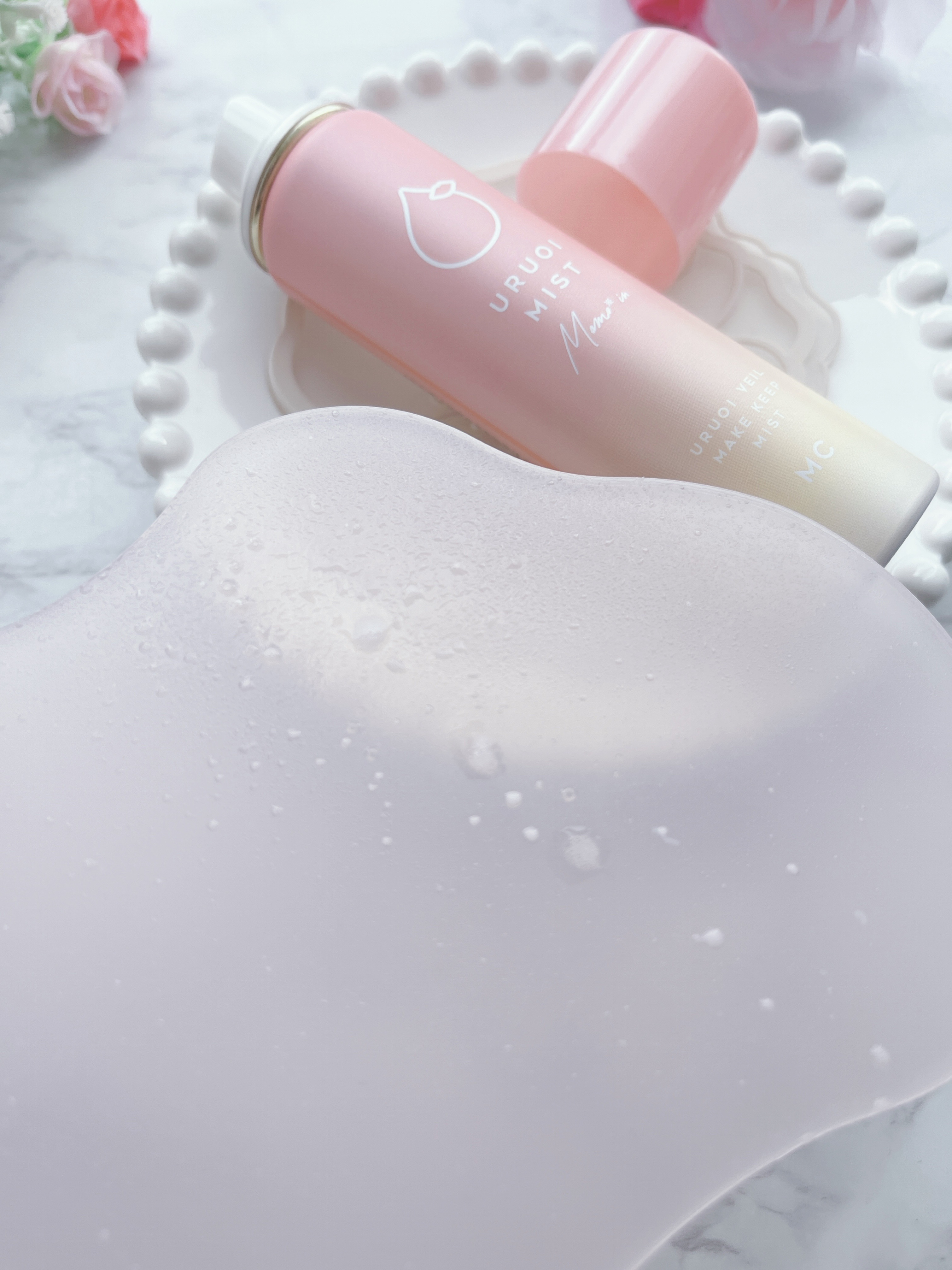うるおいミスト+ 桃セラミドin/MAKE COVER/フィックスミストを使ったクチコミ（2枚目）