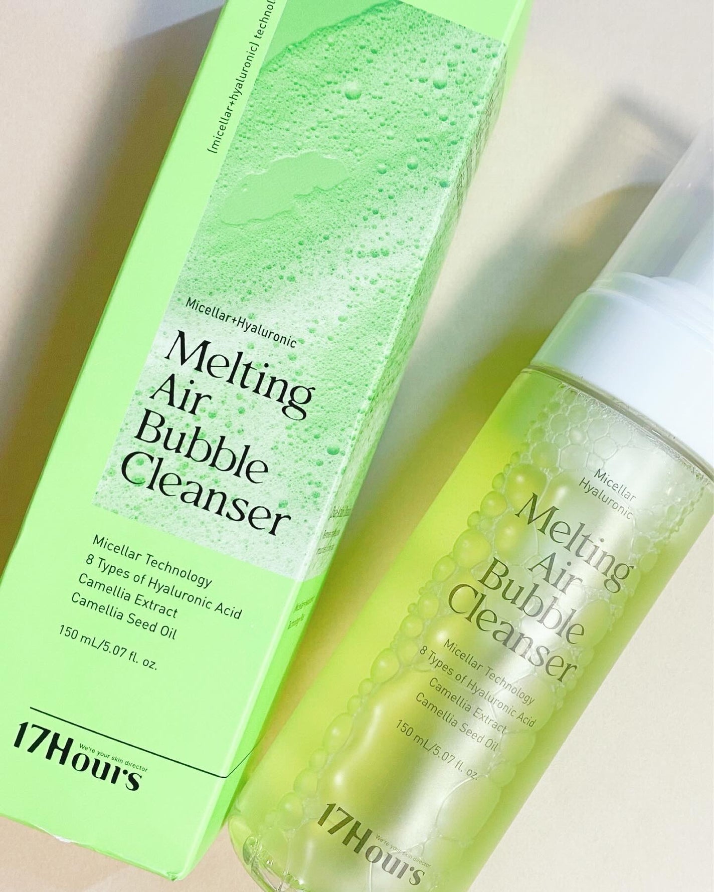メルティングエアバブルクレンザー/17Hours/その他洗顔料を使ったクチコミ(5枚目)