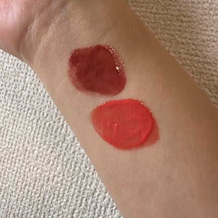 ウォーターグローリップティント 02 リッチサーモン(Rich Salmon)/INGA/リップティントを使ったクチコミ(3枚目)